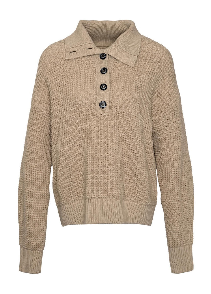 Barbour Woodside Knitted Jumper - Oatmeal