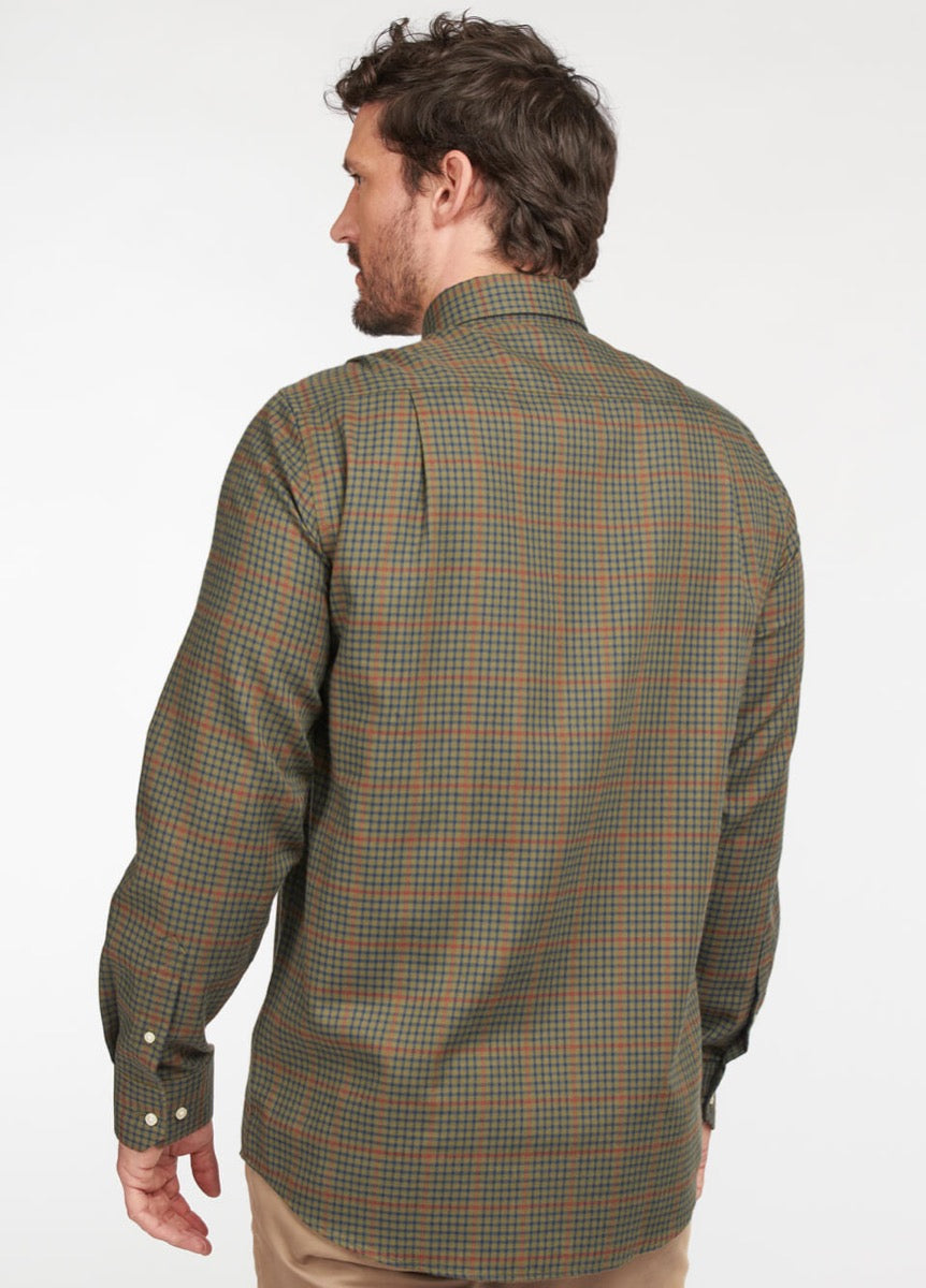 Barbour Henderson Thermo Weave Shirt - Olive
