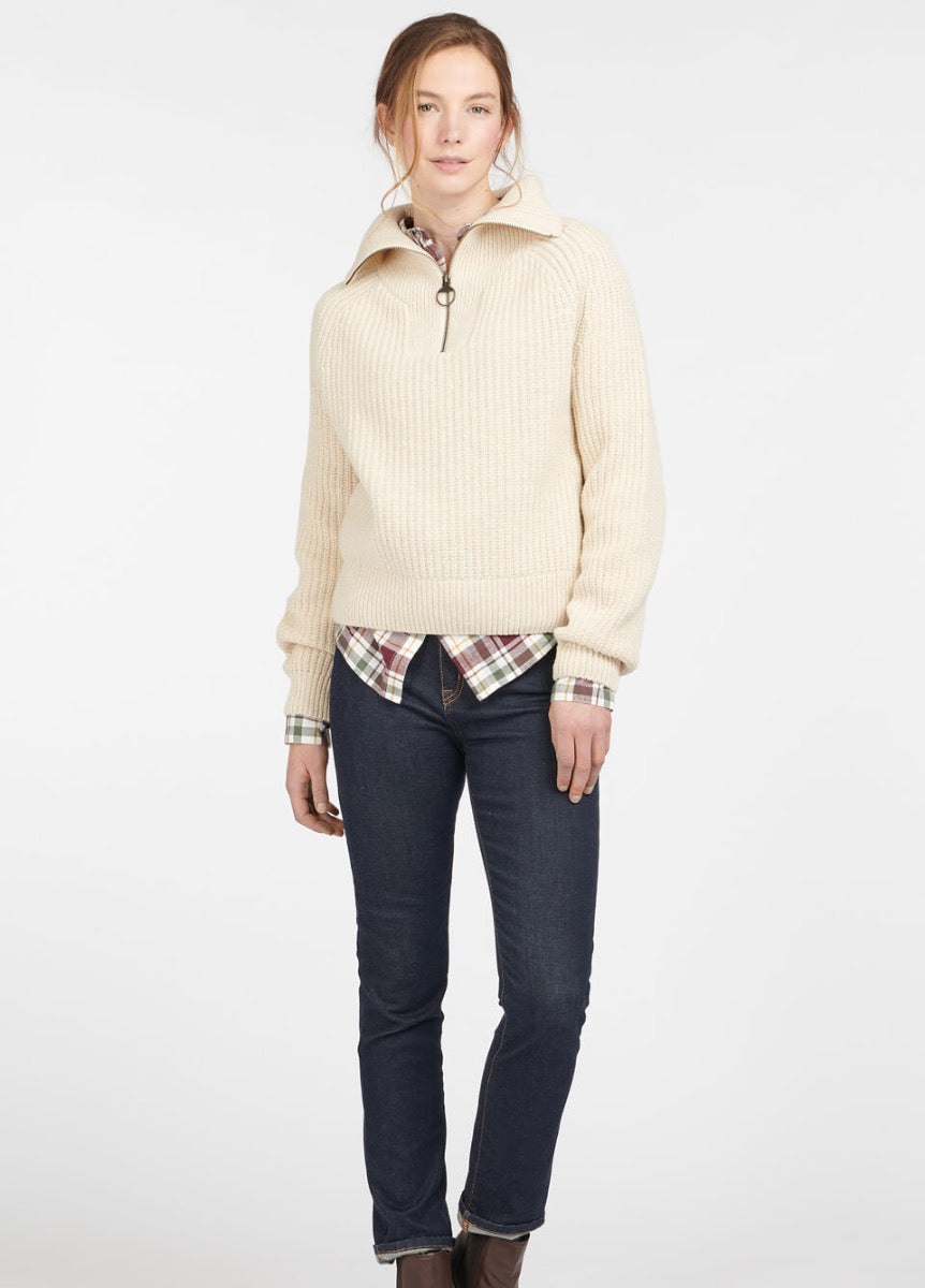 Barbour Stanton Knit - Oatmeal