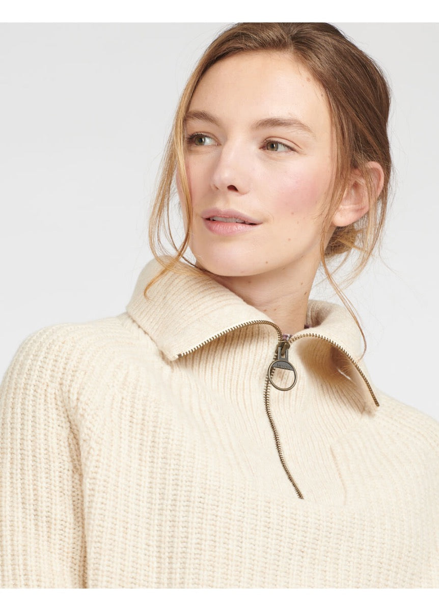 Barbour Stanton Knit - Oatmeal