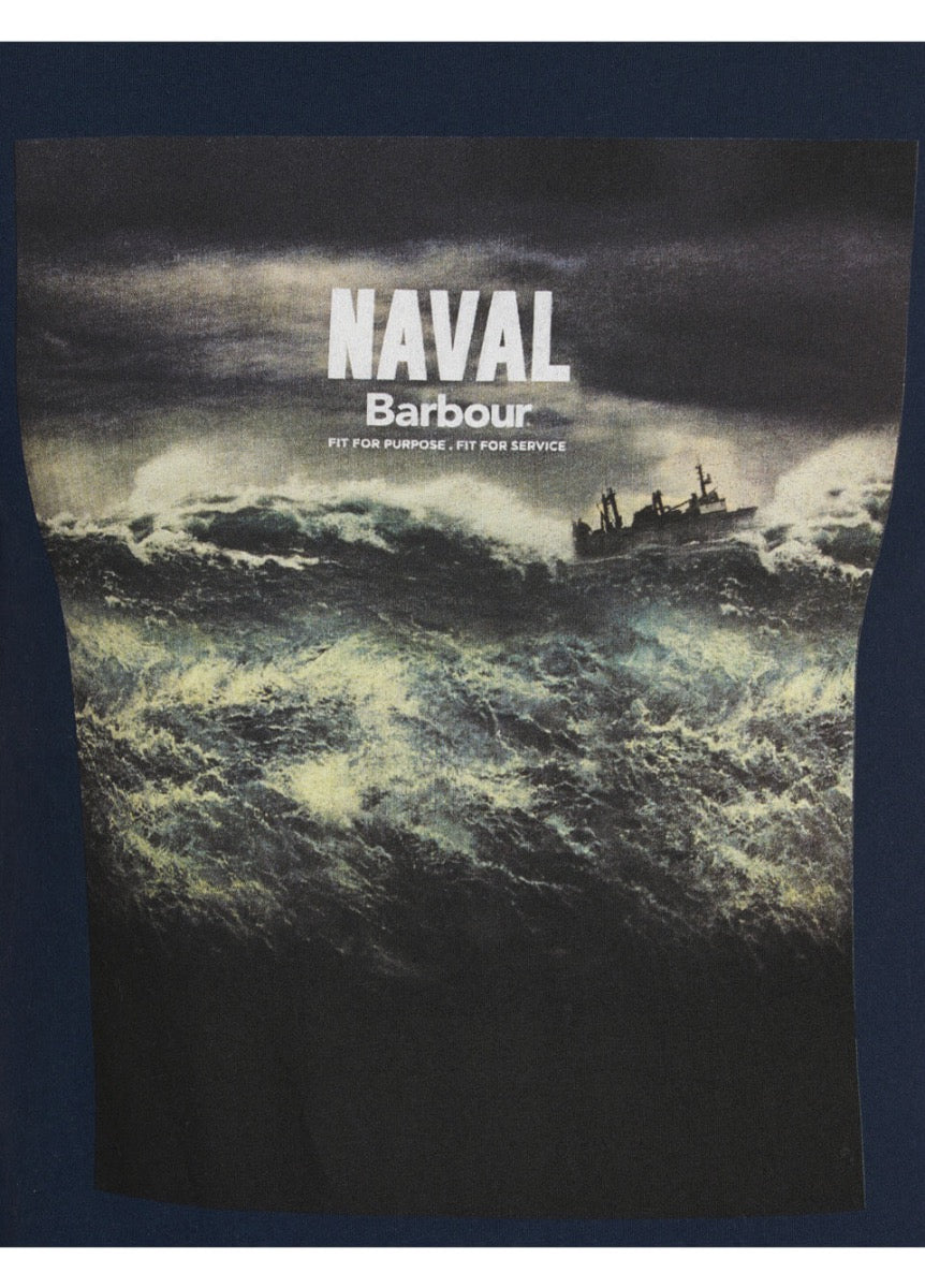 Barbour Tidal Graphic T-Shirt - Navy