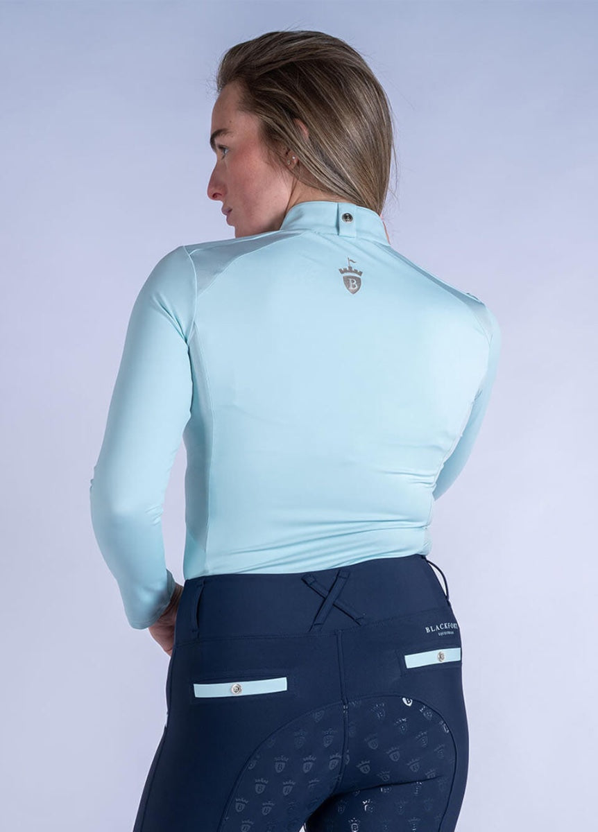 Blackfort Equestrian Cool Mesh Long Sleeve Base Layer - Sky