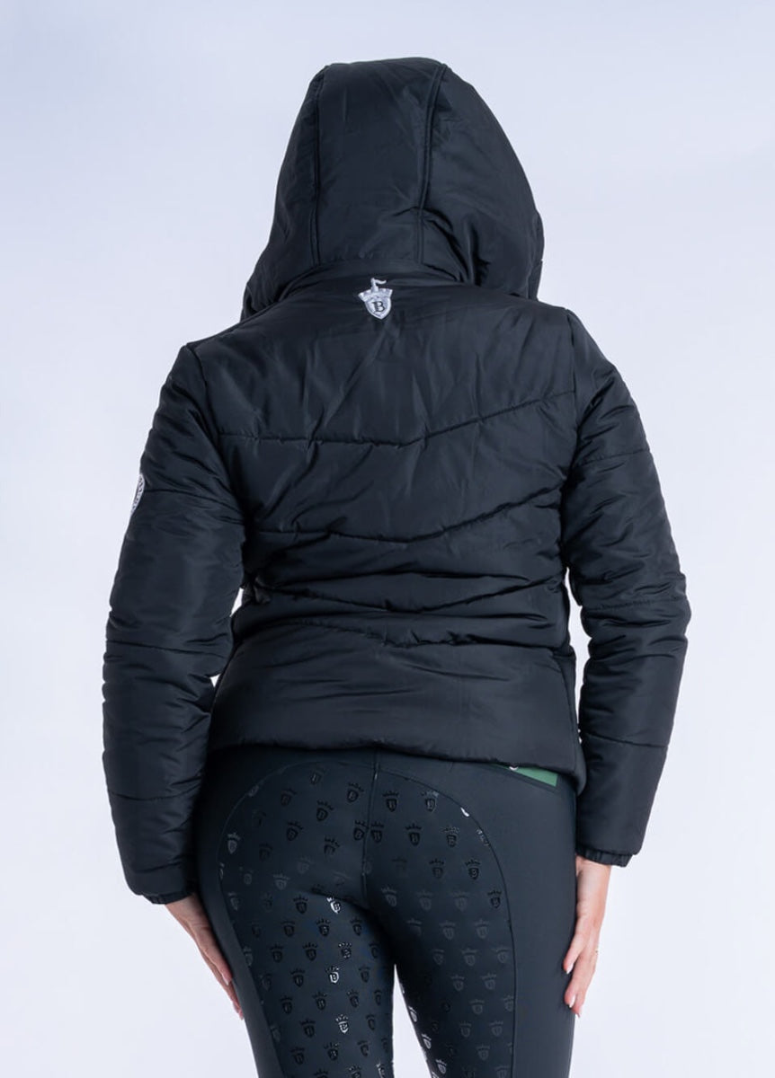 Blackfort Equestrian Olivia Puffer Jacket - Black