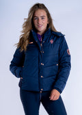 Blackfort Equestrian Olivia Puffer Jacket - Navy