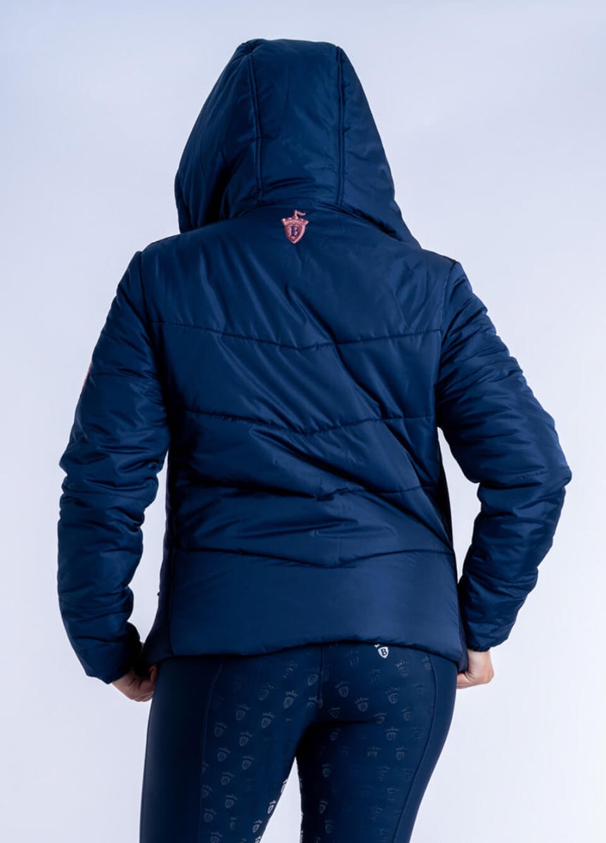 Blackfort Equestrian Olivia Puffer Jacket - Navy