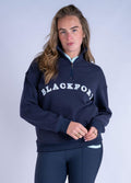 Blackfort Equestrian Ruby 1/4 Zip Sweatshirt - Navy/Sky