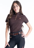 Blackfort Equestrian Short Sleeve Base Layer - Chocolate