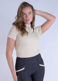 Blackfort Equestrian Short Sleeve Cool Mesh Base Layer - Sand