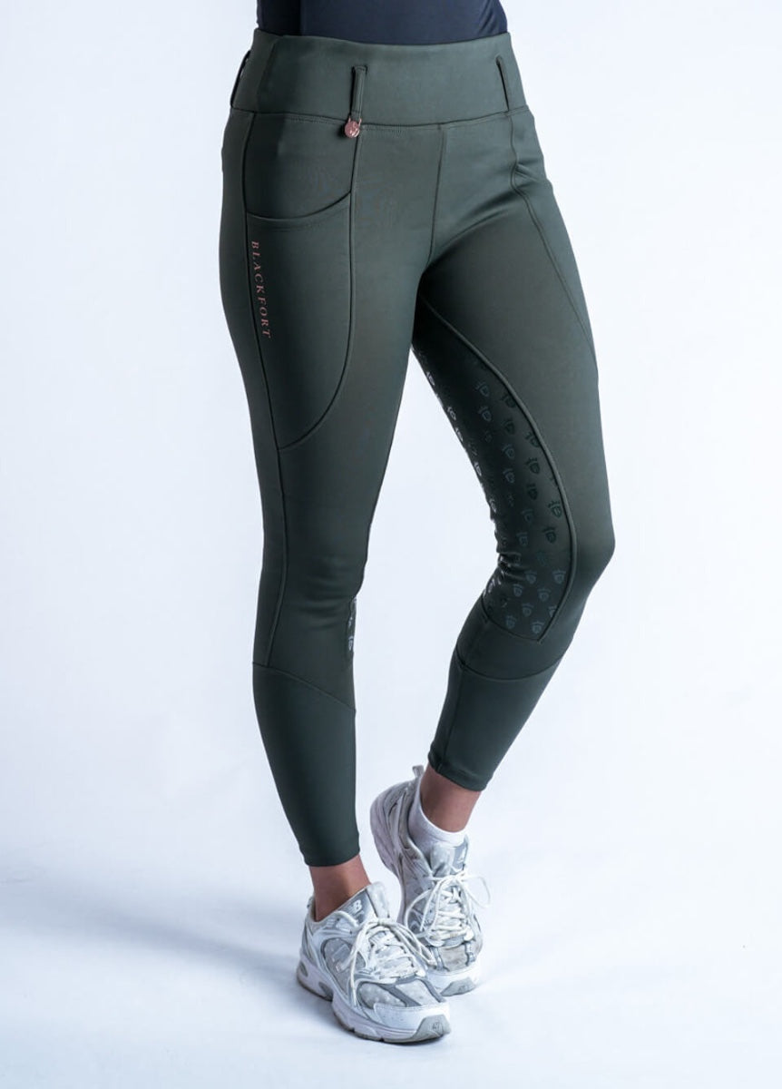 Blackfort Equestrian Thermafleece 2.0 Winter Breggings - Green