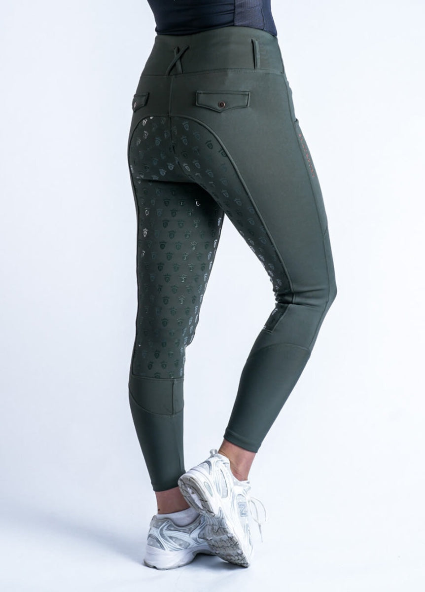 Blackfort Equestrian Thermafleece 2.0 Winter Breggings - Green