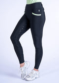 Blackfort Equestrian Training Tights 3.0 - Black/Matcha