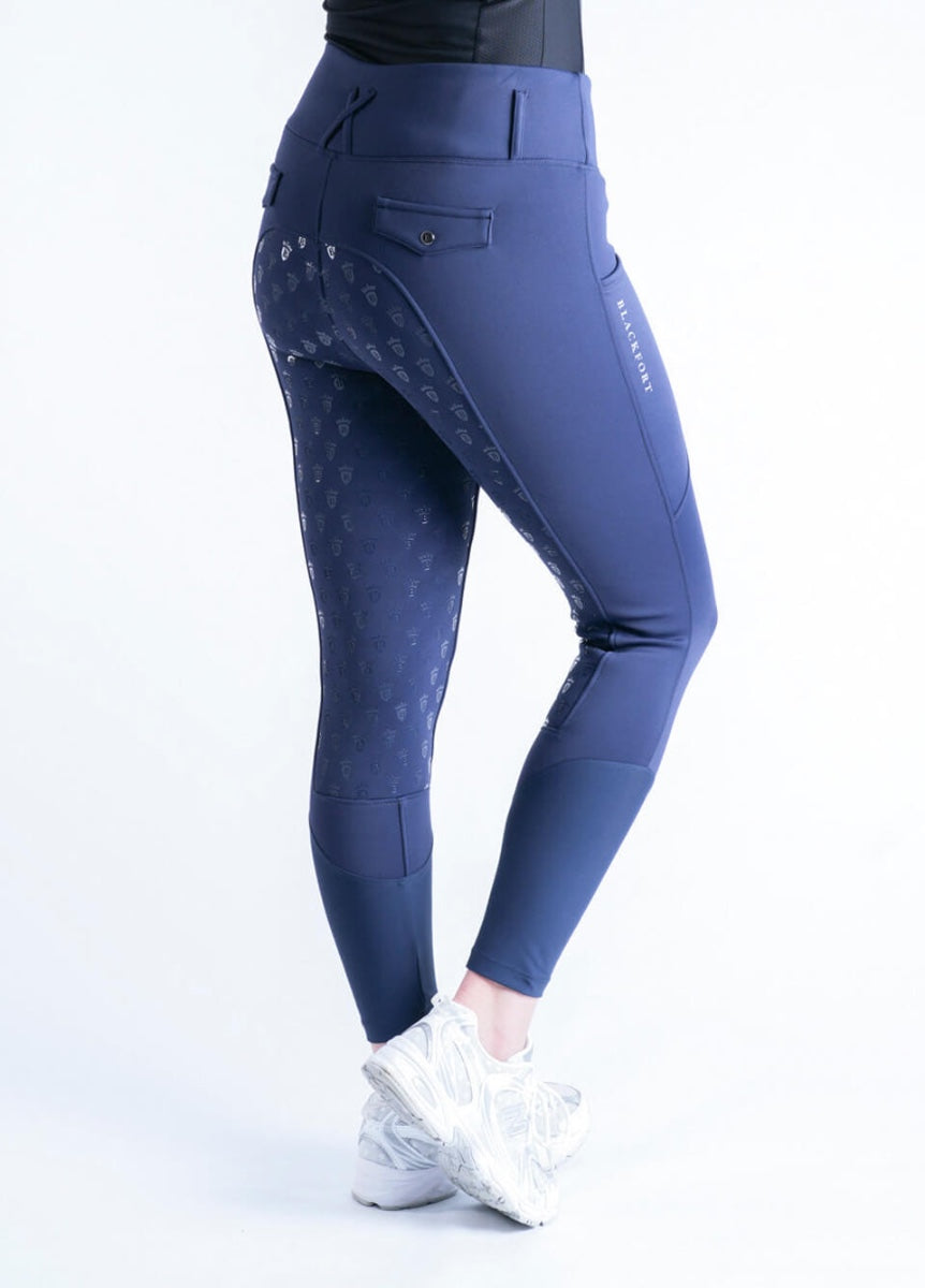 Blackfort Equestrian Thermafleece 2.0 Winter Breggings - Navy