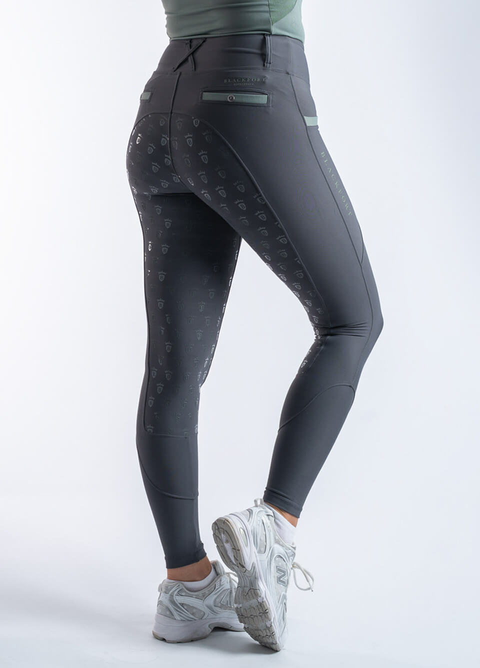 Blackfort Equestrian training Tights 3.0 - Grey/Sage