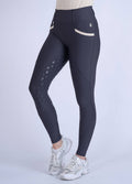 Blackfort Equestrian Training Tights 3.0 - Grey/Sand