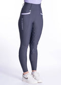 Blackfort Equestrian Training Tights - Grey/Lavender