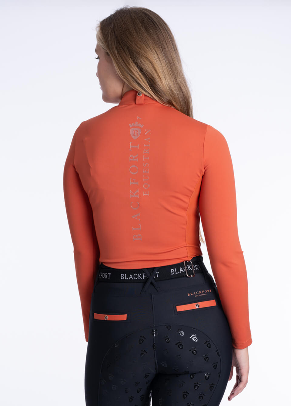 Blackfort Equestrian Cool Mesh Base Layer - Rust