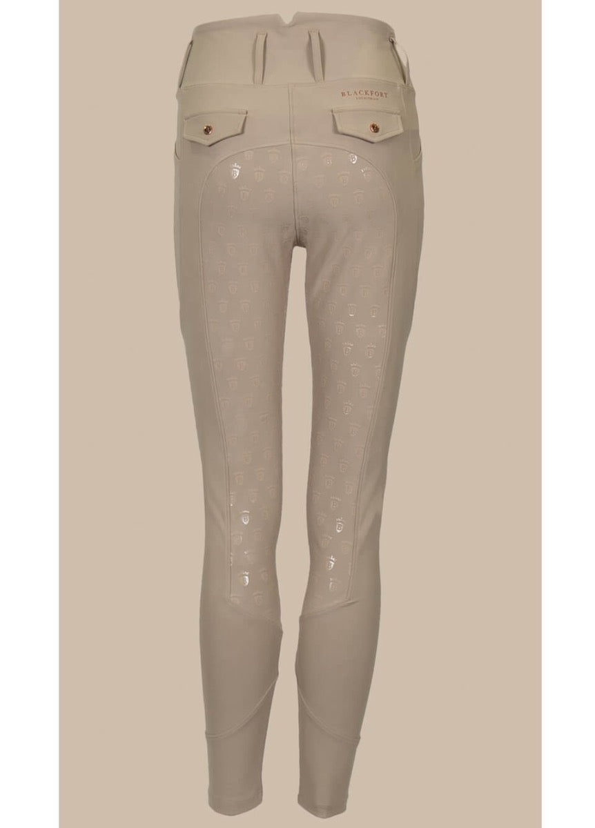 Blackfort Equestrian Breggings - Beige/Rose Gold