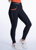 Blackfort Equestrian Training Tights 3.0 - Black/Rust
