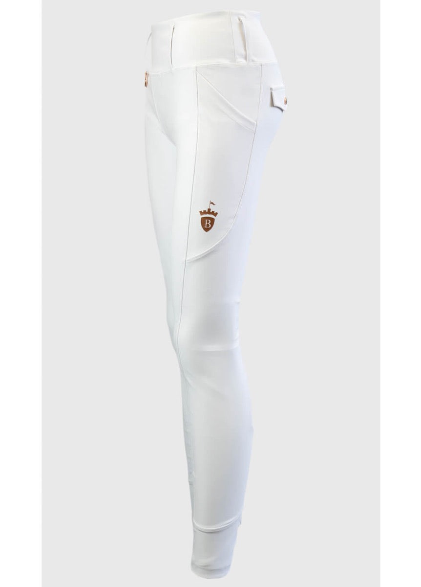 Blackfort Equestrian Breggings - White