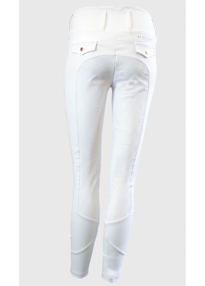 Blackfort Equestrian Breggings - White