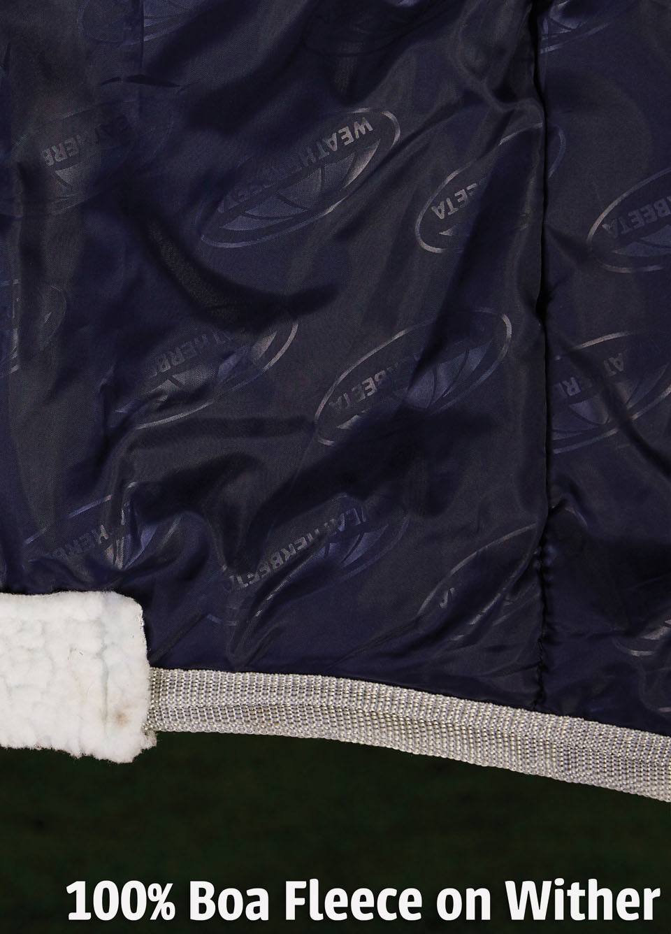 Weatherbeeta ComFiTec Essential Combo Lite Plus Turnout Rug - Navy/Silver/Red