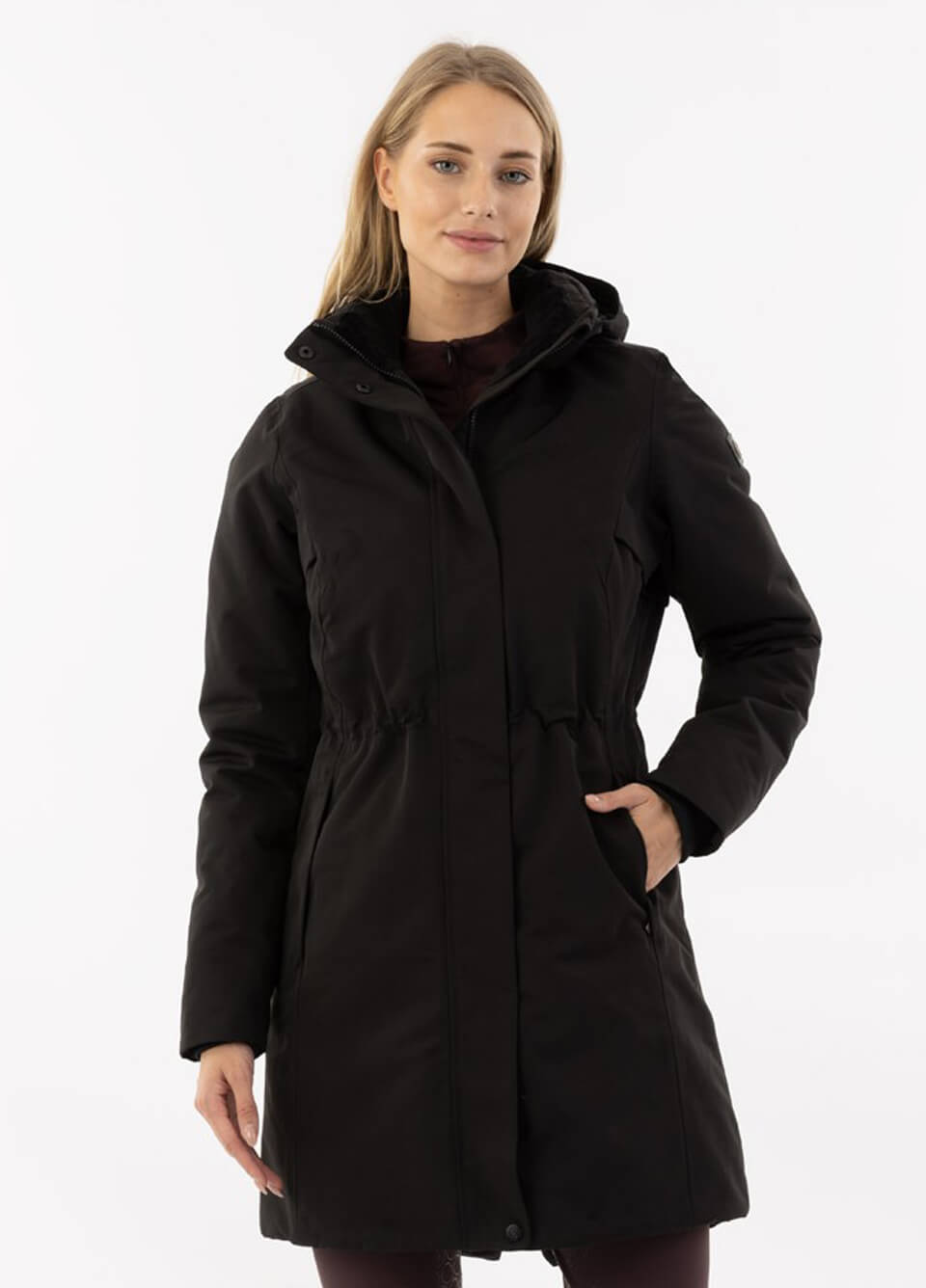 BR Long Coat Fleur - Meteorite