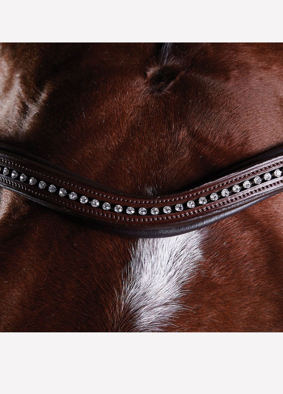 Collegiate ComFiTec Sheepskin Bridle - Brown