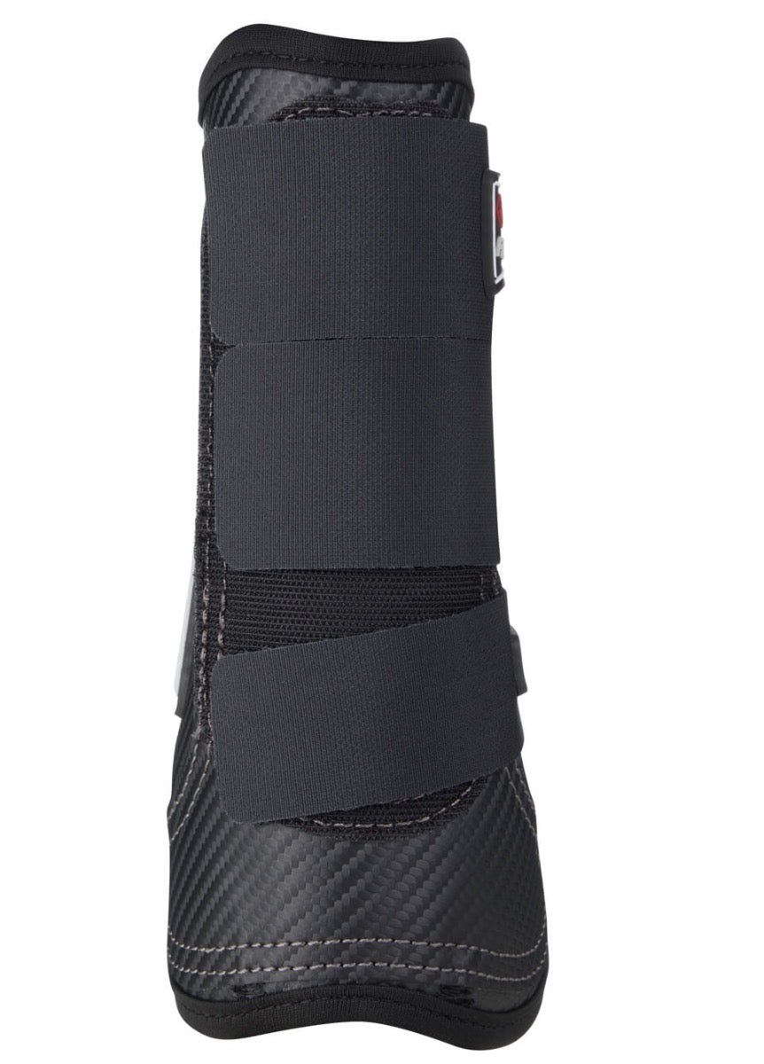 LeMieux Carbon Air XC Boots Front - Black