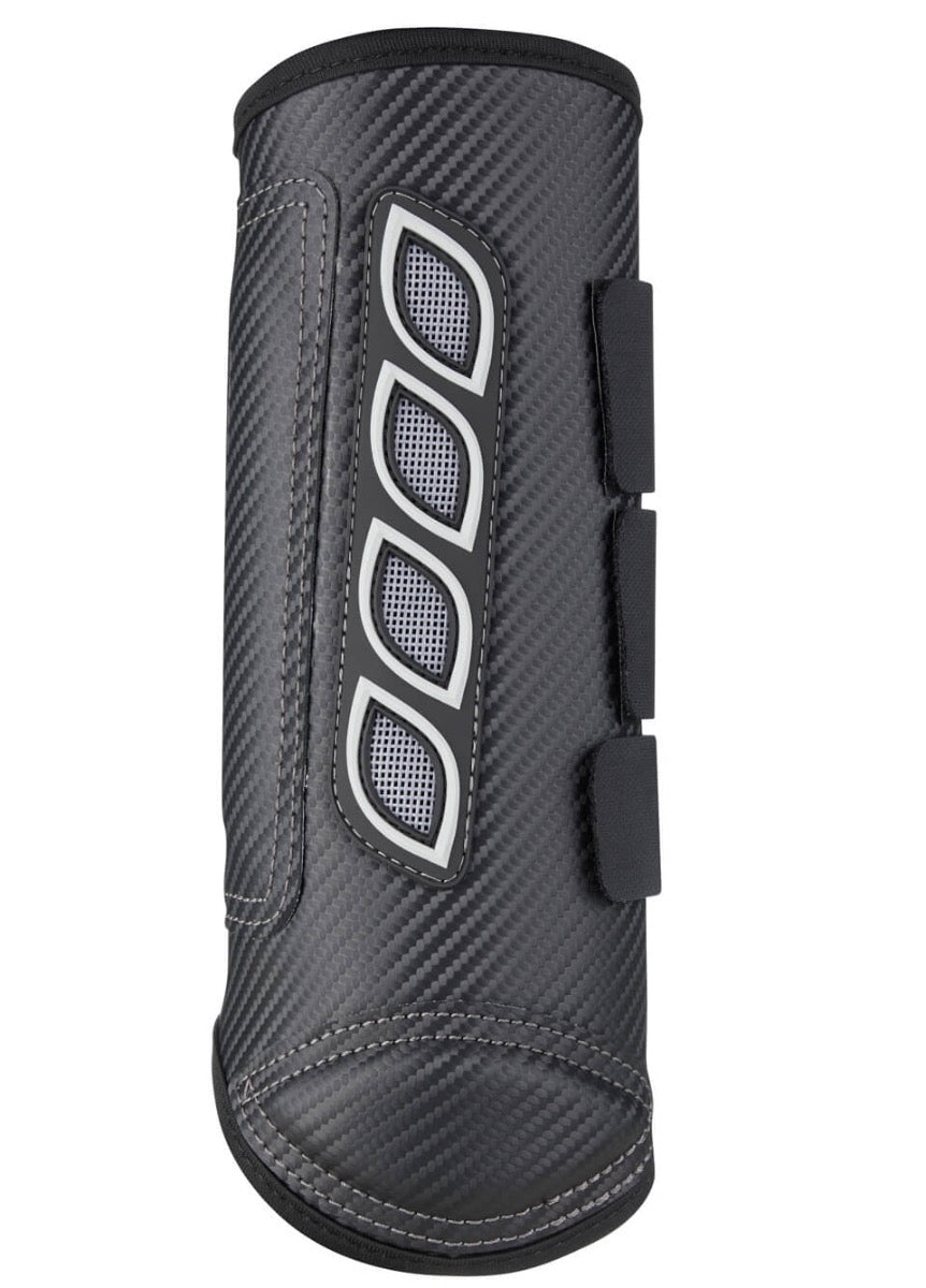 LeMieux Carbon Air XC Boots Hind - Black