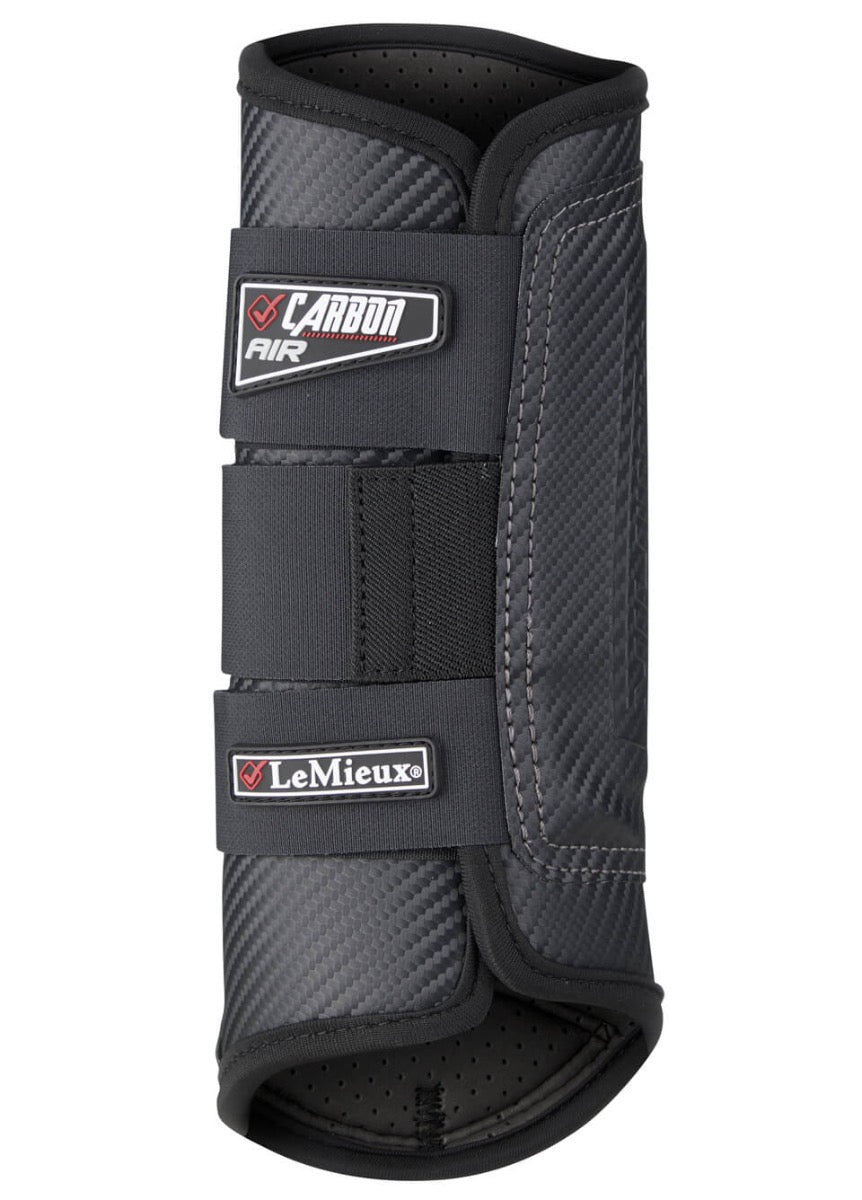 LeMieux Carbon Air XC Boots Hind - Black