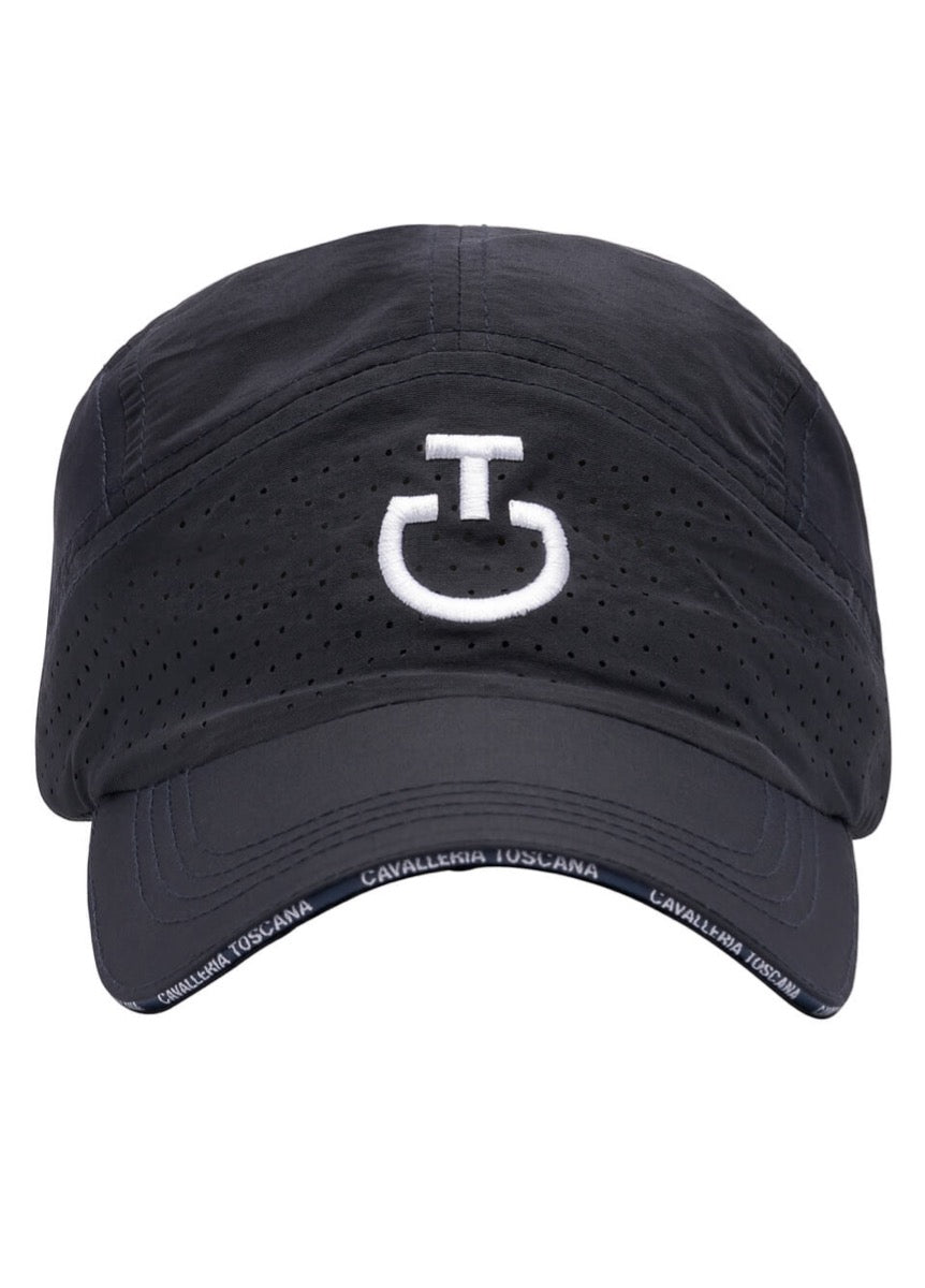 Cavalleria Toscana Perforated Baseball Cap - Navy