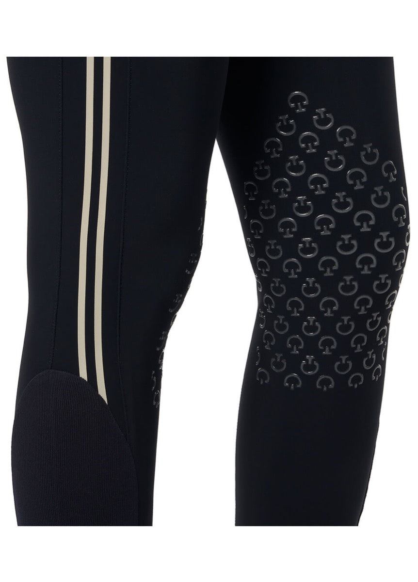 Cavalleria Toscana Embossed Silicone Stripe Breeches - Navy