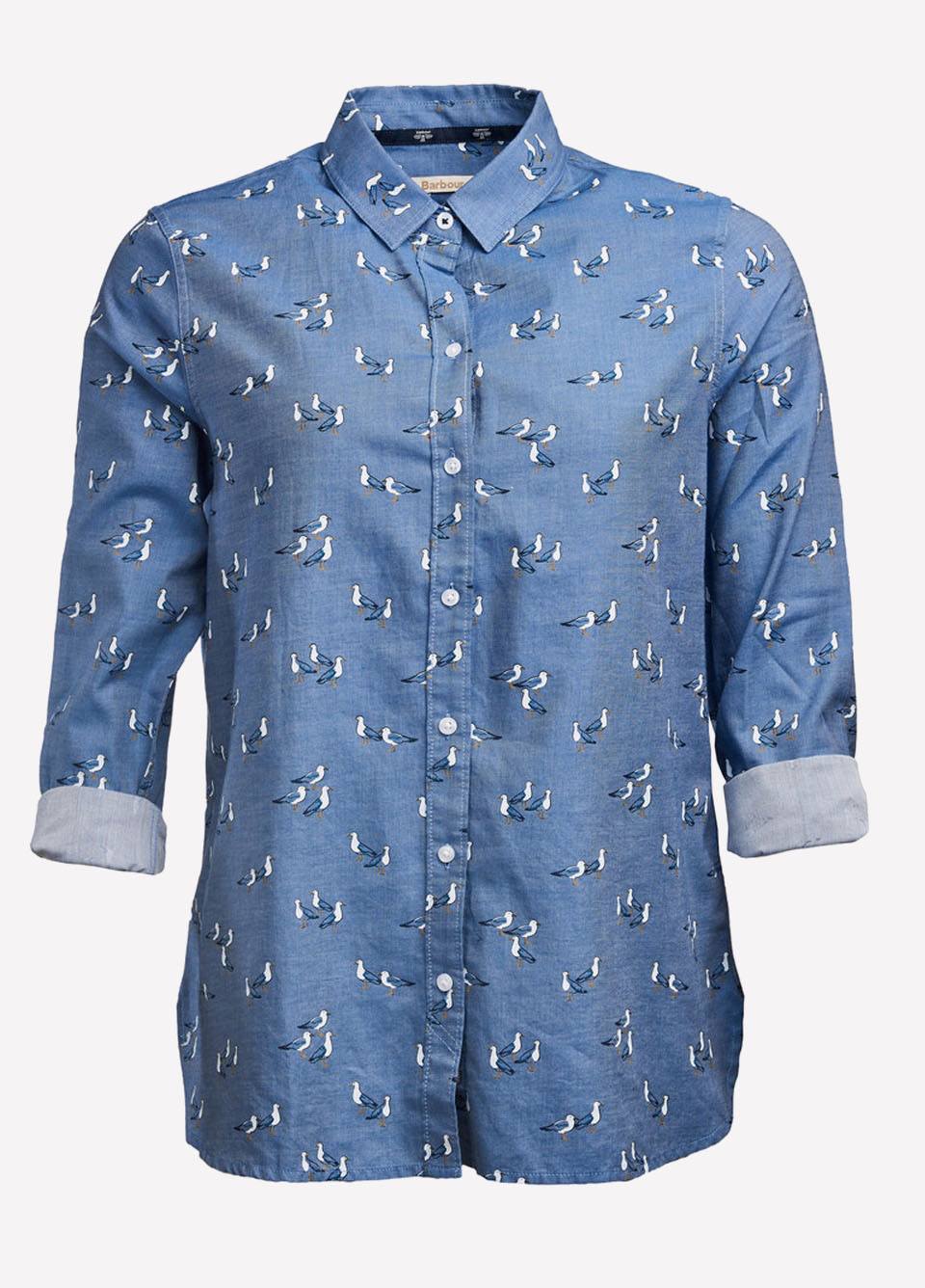 Barbour Ladies Scallop Shirt - Chambray