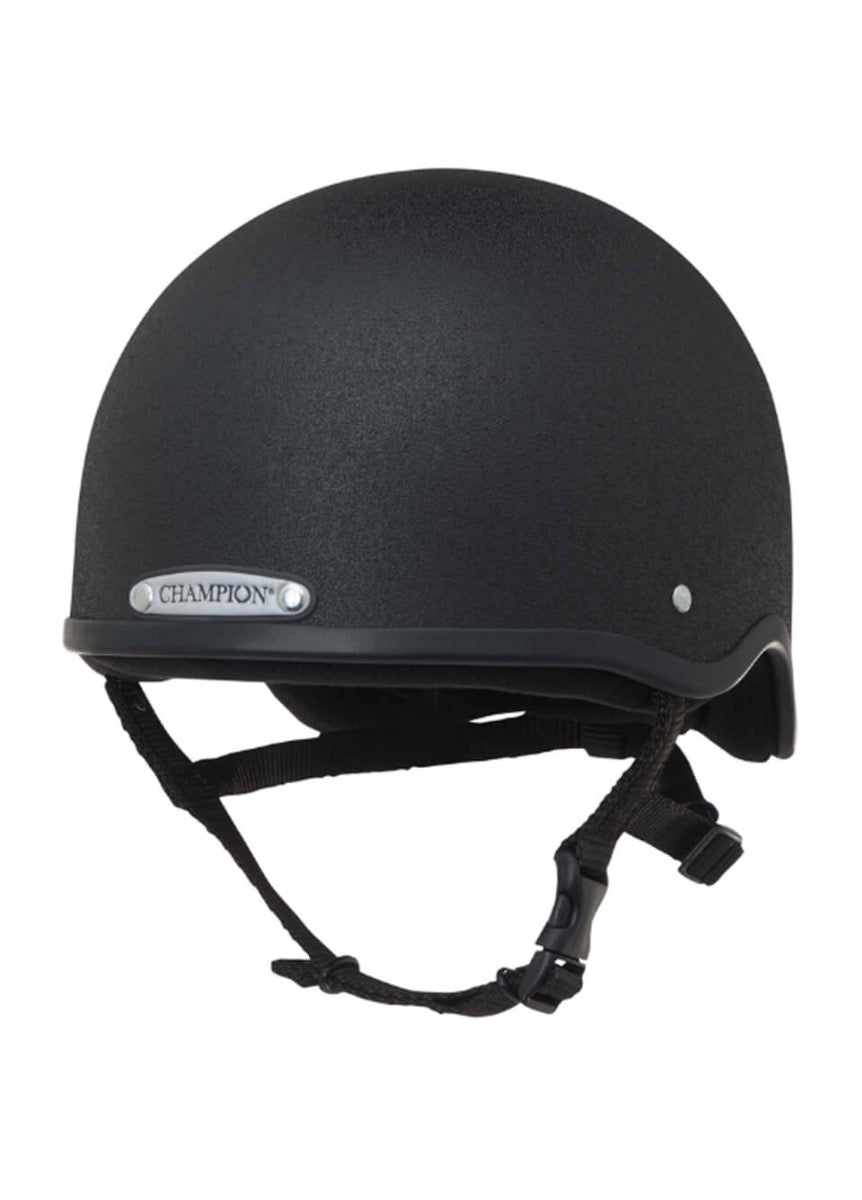 Champion Revolve Junior Plus Jockey Helmet - Black