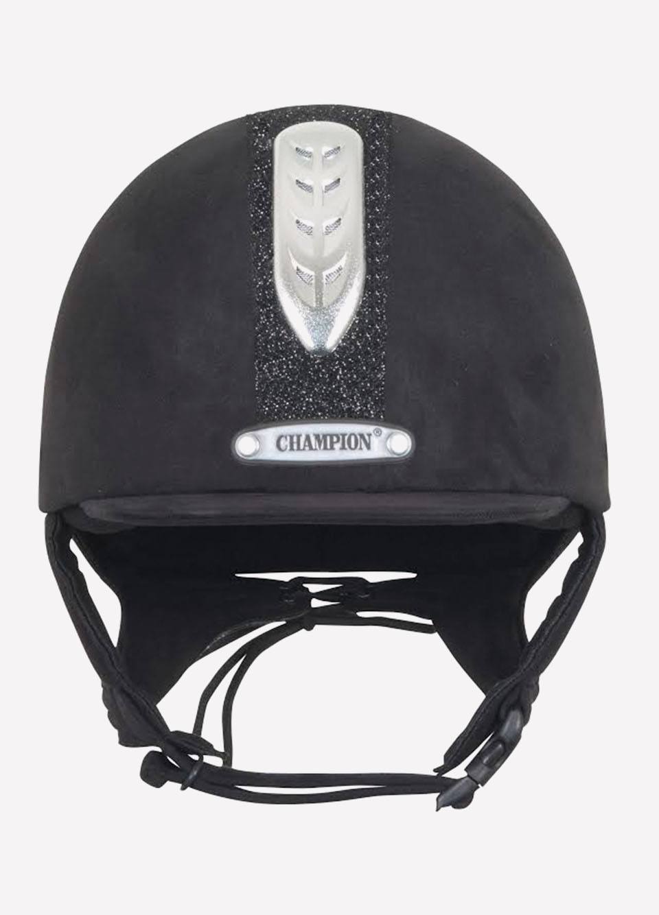 Champion Junior X-Air Dazzle Plus Riding Hat - Black