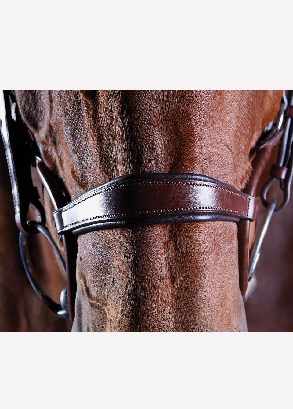 Collegiate Comfitec Crystal Training Bridle - Brown