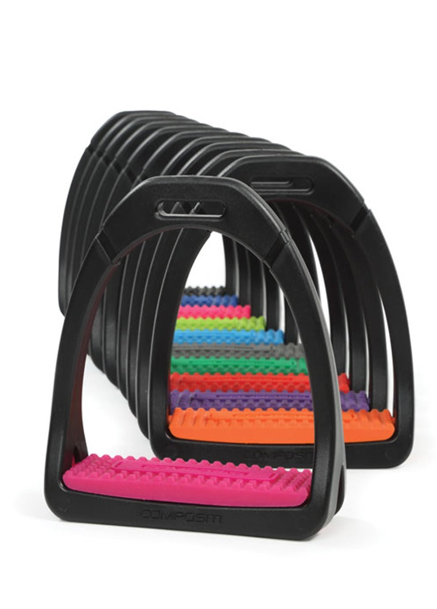 Shires Compositi Premium Profile Stirrups - Black