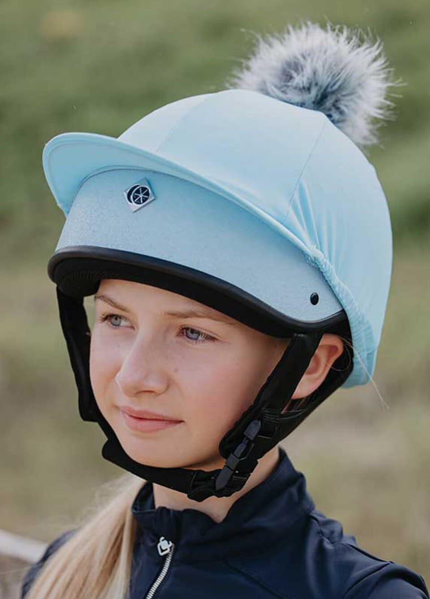 Charles Owen Harlow JS1 Pro Riding Helmet - Baby Blue