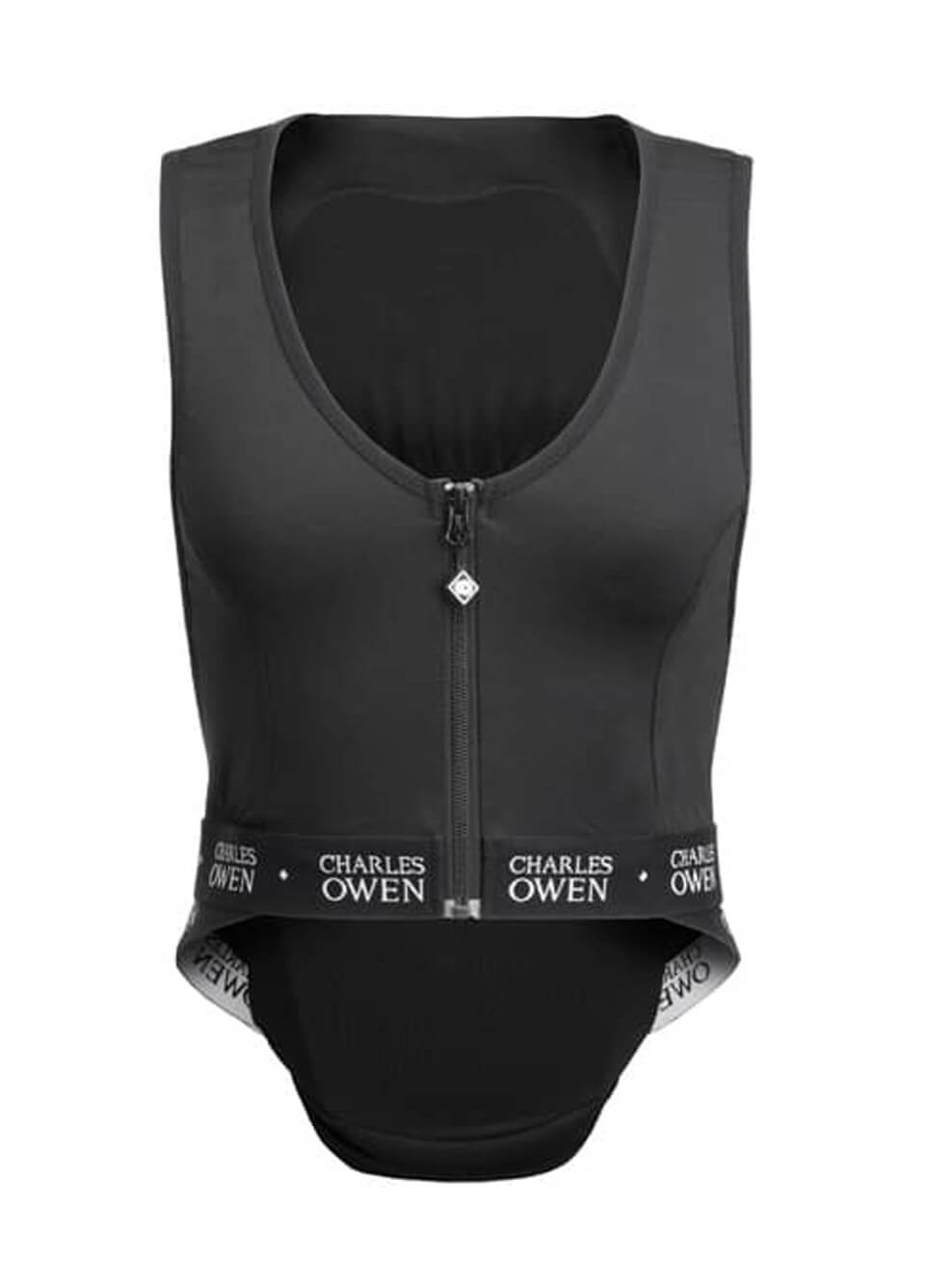 Charles Owen Junior Shadow Back Protector - Black