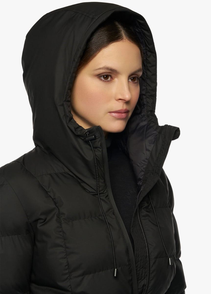 Cavalleria Toscana Belted Coat - Black