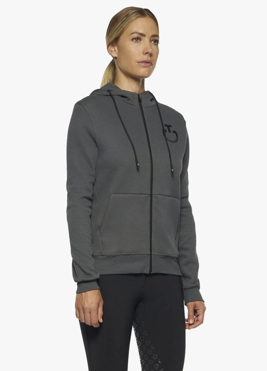 Cavalleria Toscana Bonded Hoodie - Dark Grey