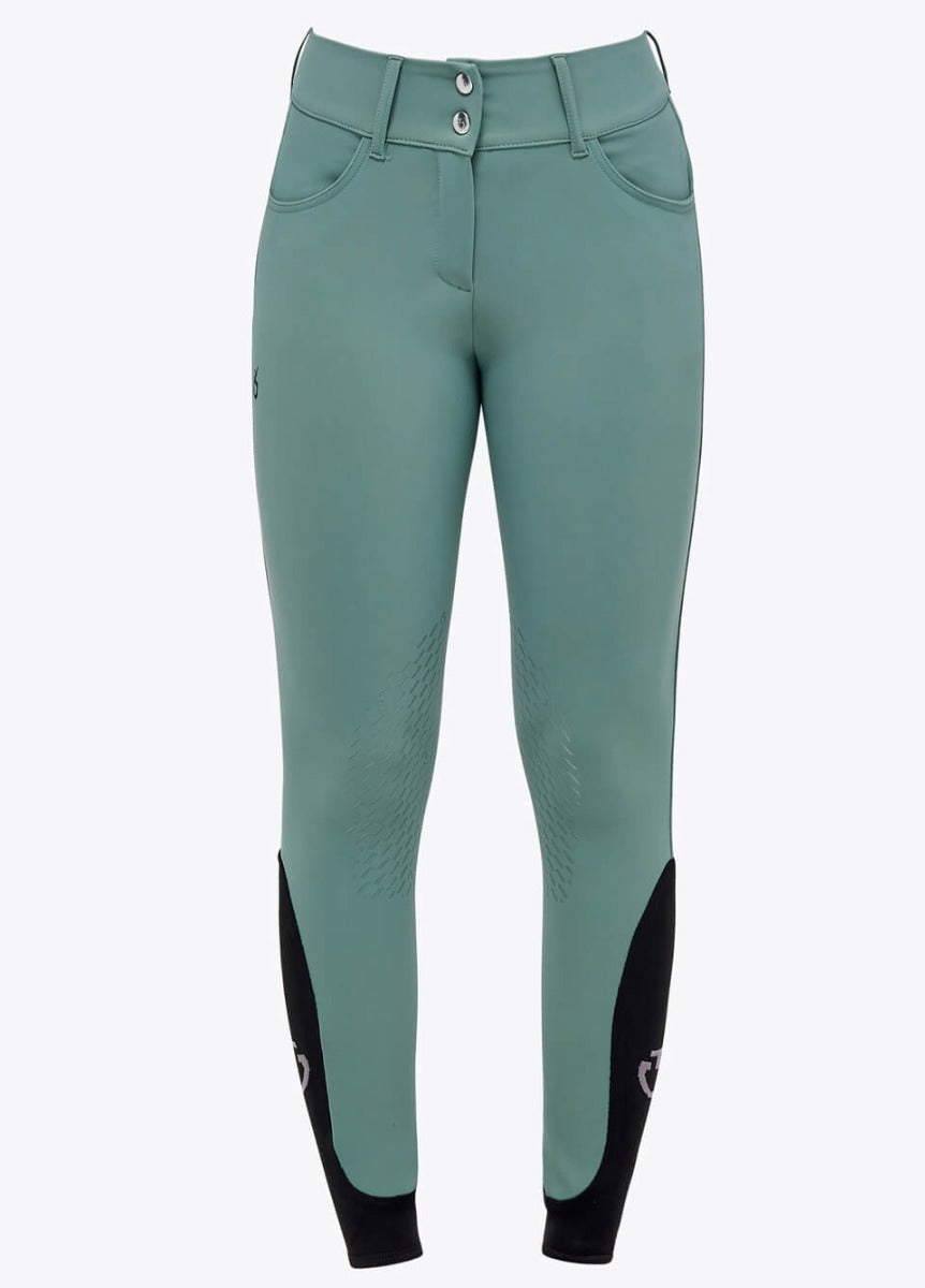 Cavalleria Toscana Dash Knee Grip High Waisted Breeches - Emerald Grey