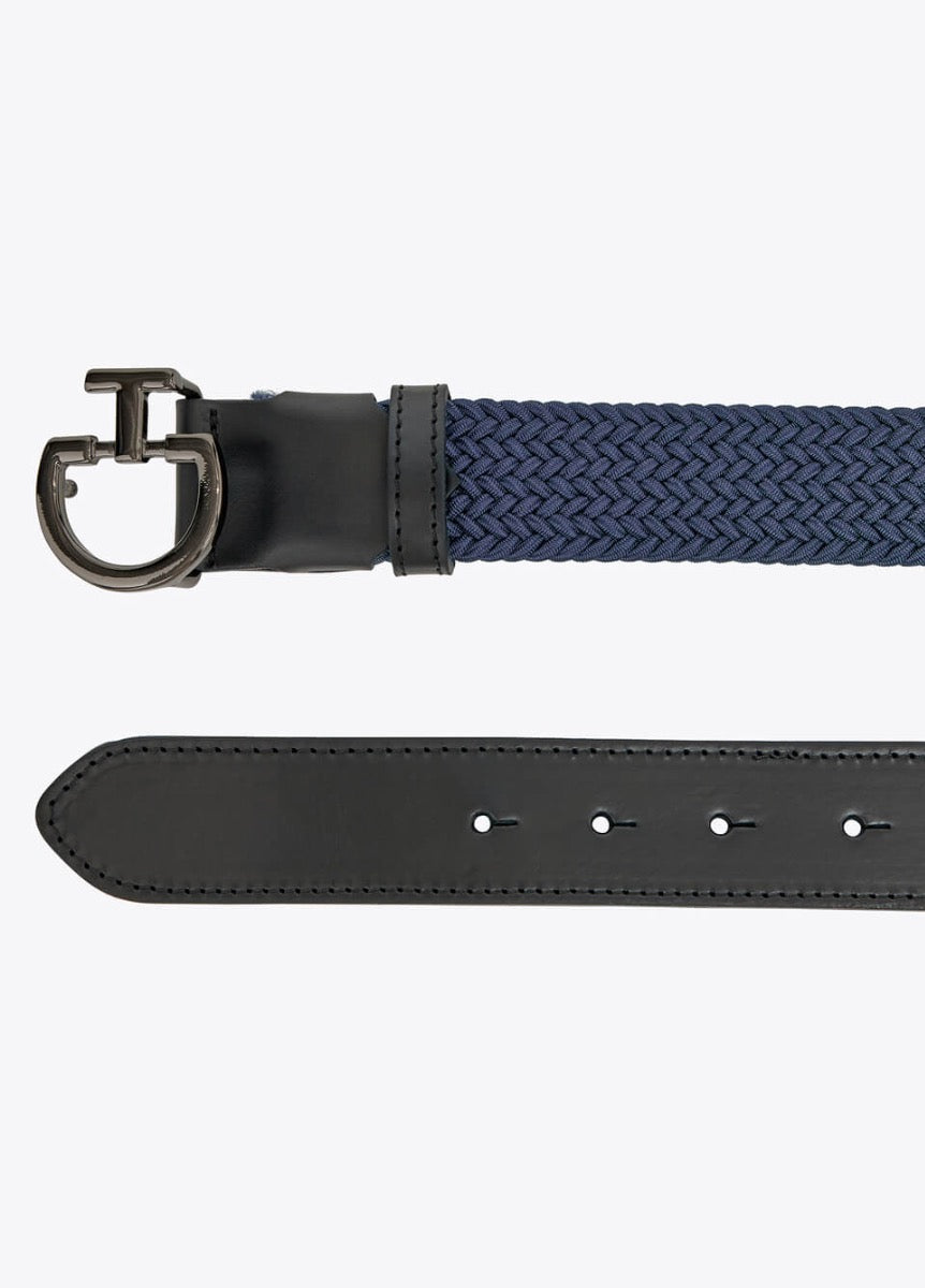 Cavalleria Toscana Elastic Belt - Atlantic Blue/Black