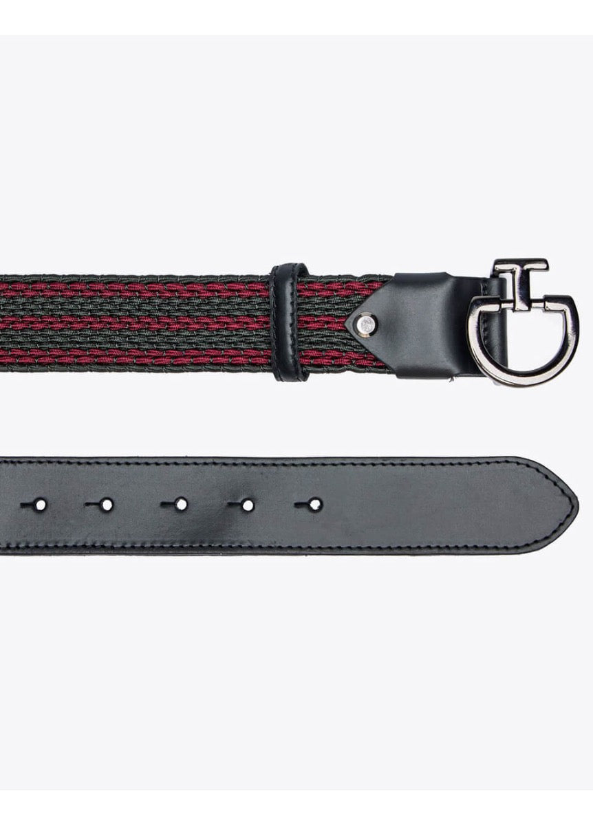 Cavalleria Toscana Elastic Belt - Red/Green