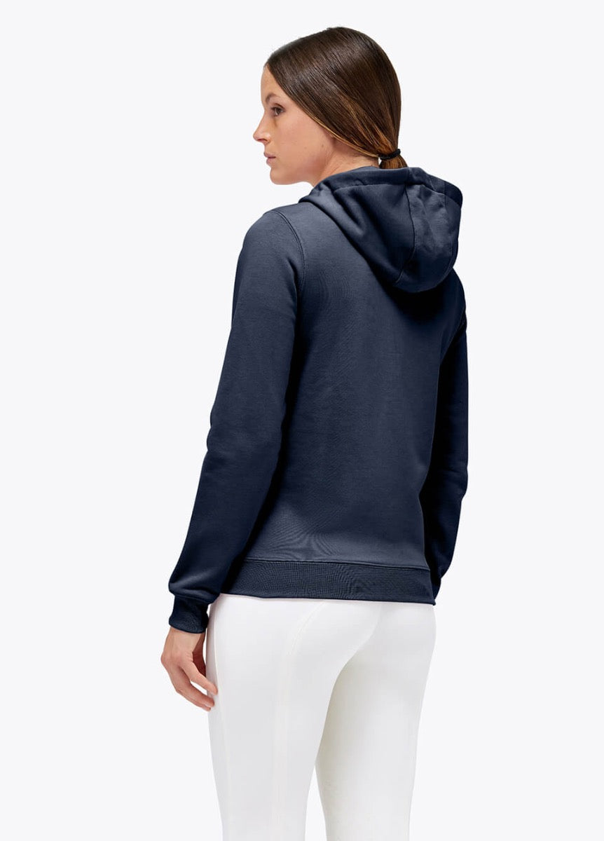 Cavalleria Toscana Emblem Hoodie - Atlantic Blue