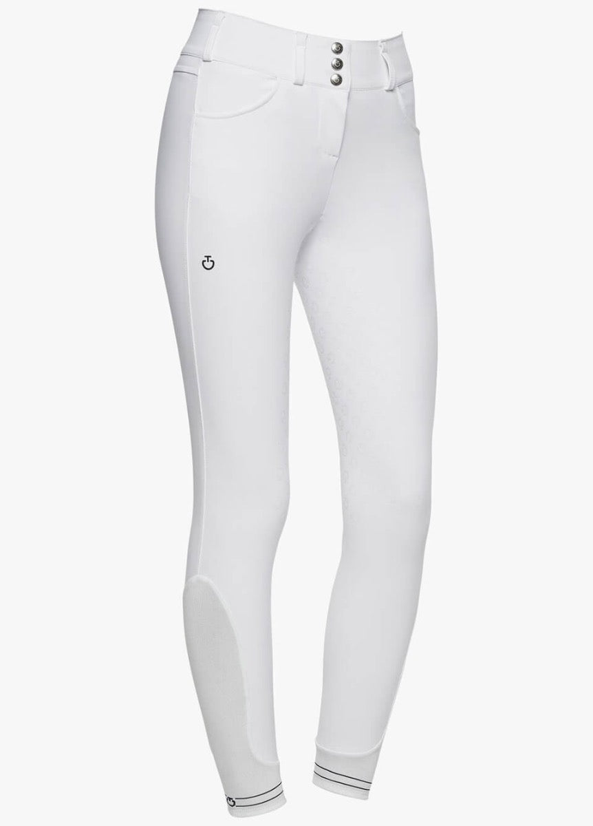 Cavalleria Toscana High Waist Full Seat Breeches - White