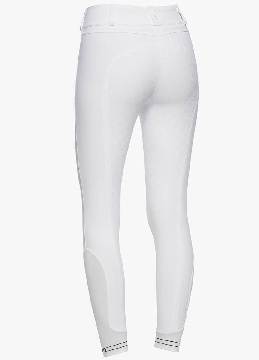 Cavalleria Toscana High Waist Full Seat Breeches - White