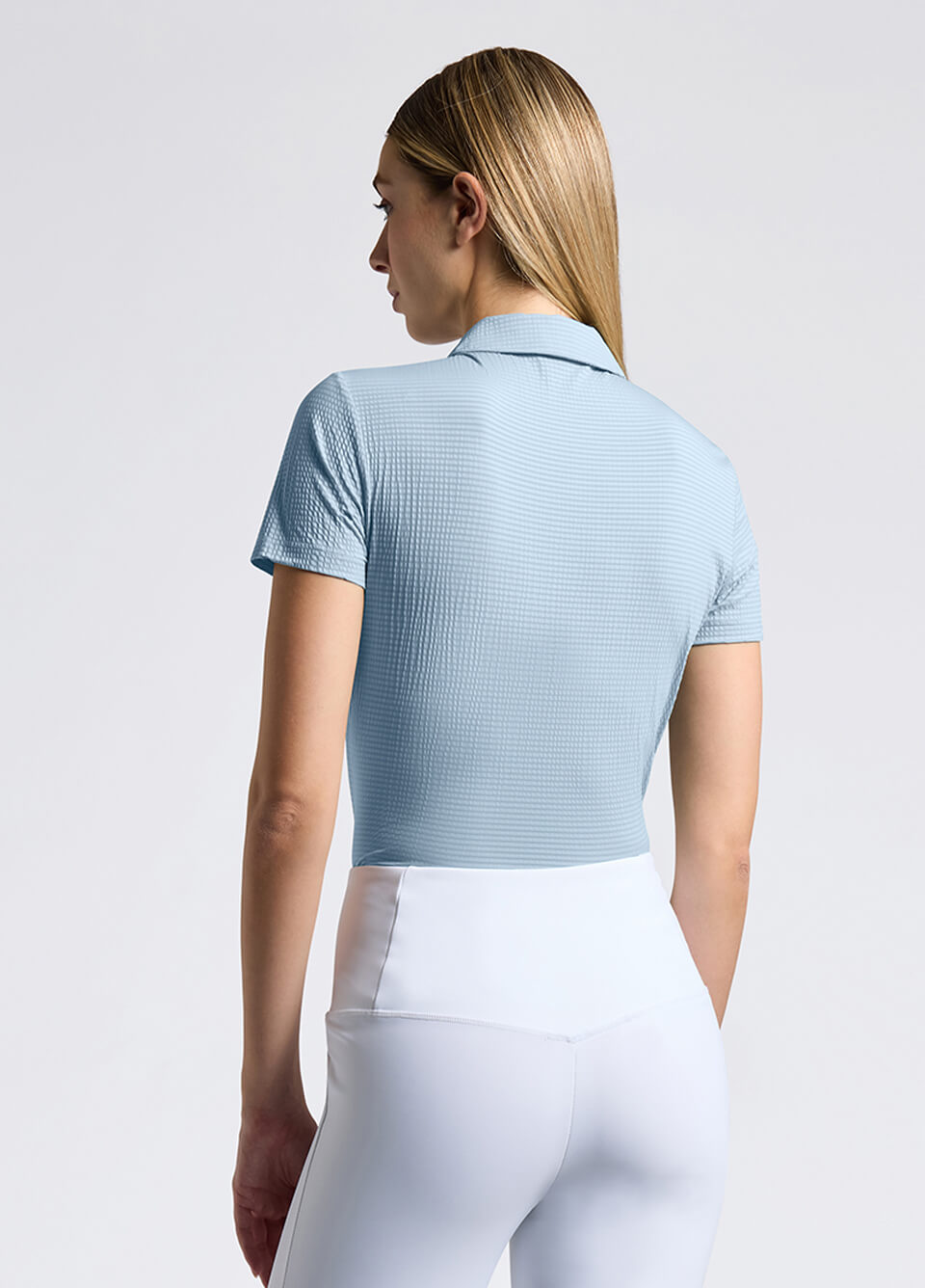 Cavalleria Toscana S/S Training Polo - Blue Fog
