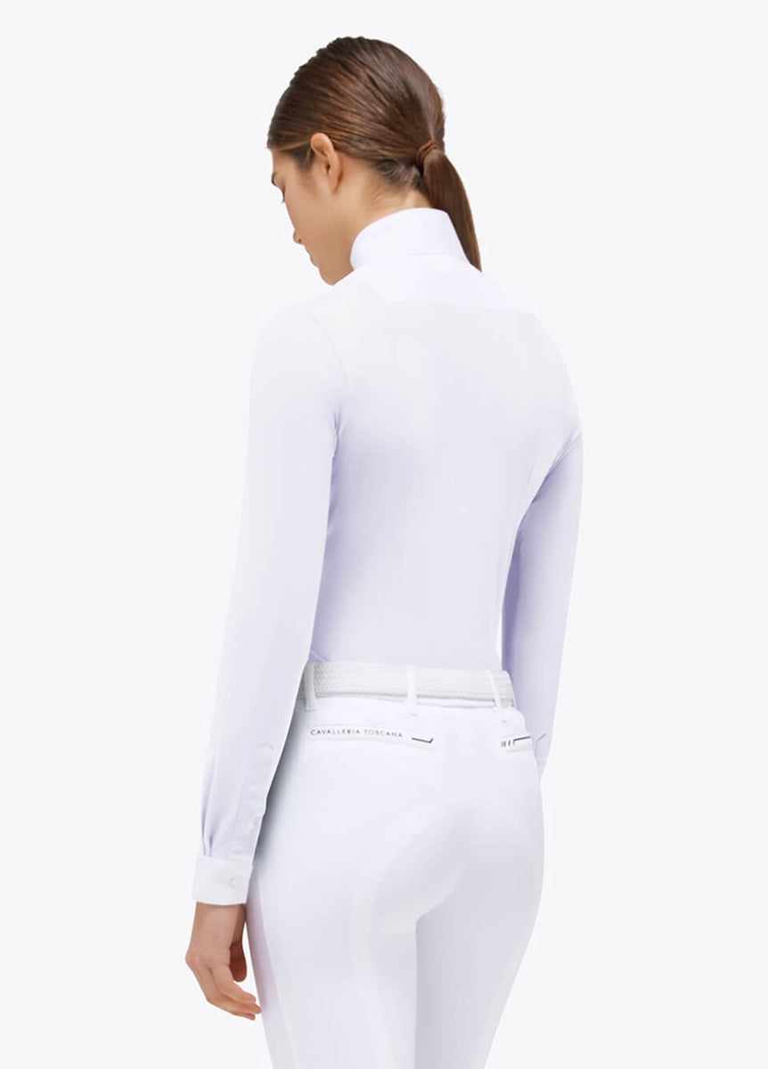 Cavalleria Toscana American L/S Shirt - White