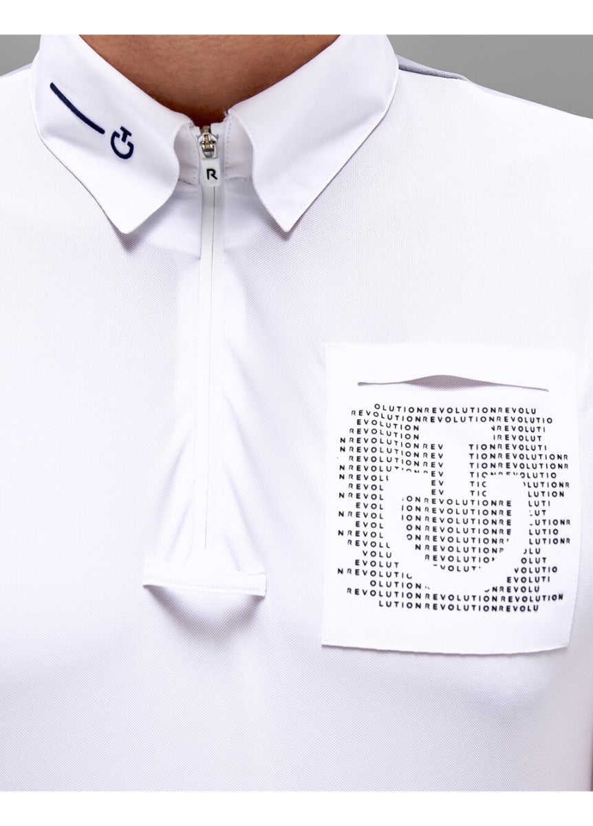 Cavalleria Toscana Mens Revo Piquet Polo - White